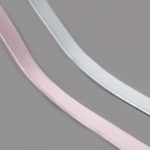 10 # muestra libre de nylon colorido spandex punto correas de banda elástica para la ropa